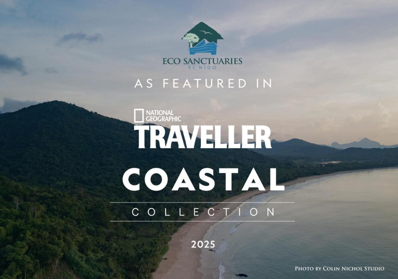 Eco Sanctuaries Nature Lodge Nacpan Beach, El Nido Dış mekan fotoğraf
